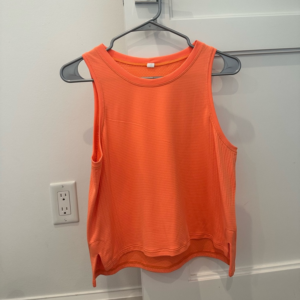 Lululemon Orange Tank Top